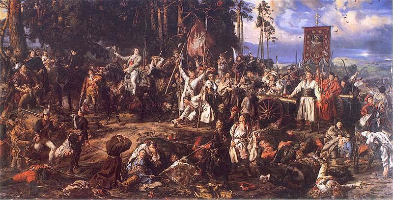 Jan Matejko The Battle of Raclawice, a major battle of the Kosciuszko Uprising Spain oil painting art